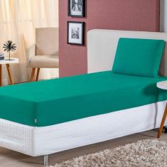 Jogo De Lençol Solteiro Malha 100% Algodão 2 Peças - Jade