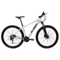 Bicicleta Aro 29 Ksw Shimano Acera 24v F. Hidráulico C/trava, Branco, 