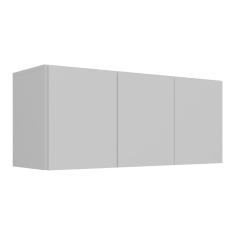 Armário De Cozinha Aéreo 3 Portas Multimóveis Mp2155 Branco Branco