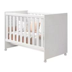 Berço Mini Cama Katatau Branco Brilho Reller Móveis