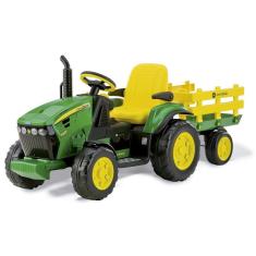 Trator Elétrico John Deere Ground Force 12V - Peg-Pérego