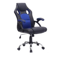 Cadeira Gamer Best Encosto Reclinável Azul - G500