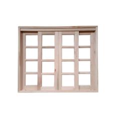 Vitro Correr Madeira Eucalipto 1,00x1,00 Cx10cm