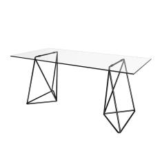 Mesa De Escritório Cavalete Arame Bela Vista Preto