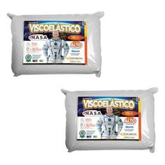 Kit de 2 Travesseiros Extra Alto Nasa - MarcByan