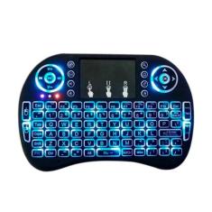 Teclado Mini com LED e Controle para Dispositivo e TV
