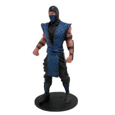 Boneco Estatueta Subzero Mortal Kombat Resina 19Cm