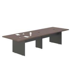 Mesa De Reunião 3,60 Plot Freijo Preto