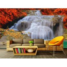 Papel de Parede Paisagens Cachoeira15 - 1,00 X 2,00 - Voce Decorando