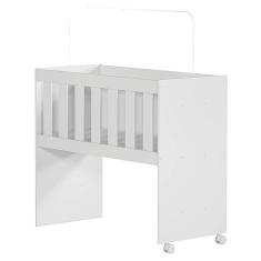 Mini Berço Rubi Multifuncional com Colchão Tigus Branco