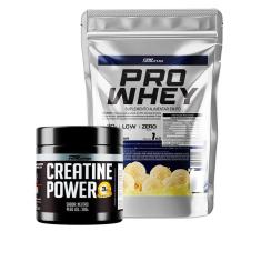 Whey Protein Concentrado Refil 1Kg + Creatina Power 300g