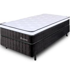 Cama Box Solteiro Molas Ensacadas Intermediário Firme de Pillow Espuma D45 88x188X64 BF Colchões