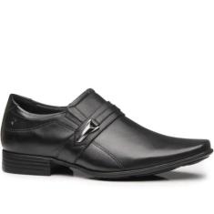 Sapato Social Pegada Parigi Couro Masculino Preto, Preto, 40