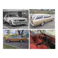 Kit 4 Quebra-Cabeças Cognitivos Carros Caravan De 60 Peças - Coleção T