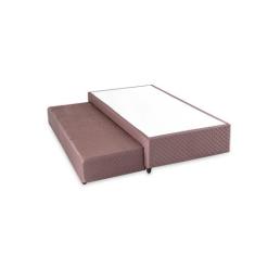 Base Box Solteiro com Colchão Auxiliar de Mola 88x188x28cm Seattle - H
