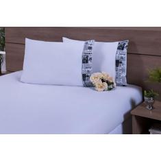 Jogo Lençol King Size 3 Peças Casal 200 Fios 100% Algodão - Thais Enxo