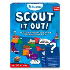 Jogo de tabuleiro Skillmatics Scout It Out 50 States | Mais de 7 anos