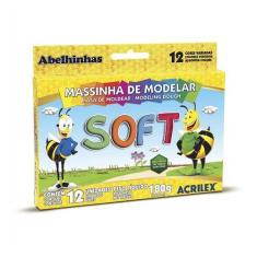 Massinha De Modelar 12 Cores Acrilex  Soft 