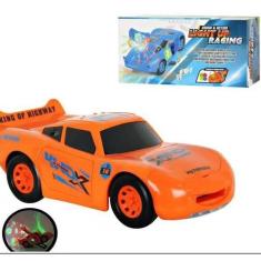 Brinquedo Carrinho Racing Com Luz Som Lança Discos. - toys