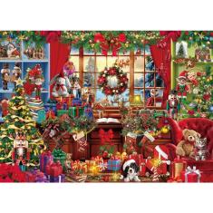 Quebra-cabeça do calendário do advento buahah 2024 Natal, 1008 peças