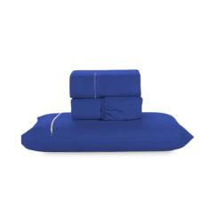 Jogo de Lençol Solteiro Micropercal Elegante 200 Fios Ponto Palito 3 P