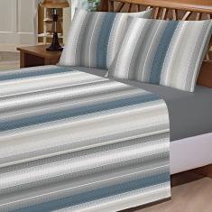 Jogo De Cama Lençol Casal 4 Peças 150 Fios Antialérgico Camesa - Emcompre