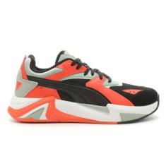 PUMA Tênis feminino Rs- Pulsoid Brand Love com cadarço casual - preto, laranja, Preto, laranja, 36