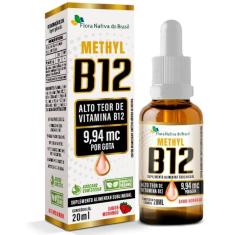 Vitamina b12 sublingual  metilcobalamina  20ml - flora nati