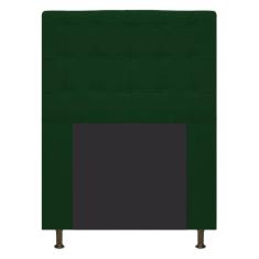 Cabeceira Estofada Dama 90 Cm Solteiro Suede Verde