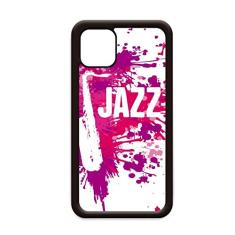 Capa Sax Jazz Music Culture Pattern para iPhone 12 Pro Max para Apple Mini Mobile Case