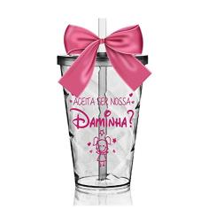 Copo Convite Twister Personalizado para Daminha - Disney
