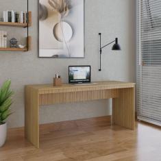 Mesa para Escritório Diretor 160cm Turim Espresso Móveis Lamina Mel
