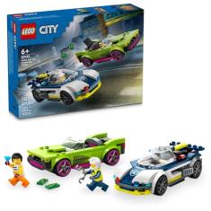 LEGO Set City Police 60415 Perseguição de Carro da Polícia a Muscle 213 peças