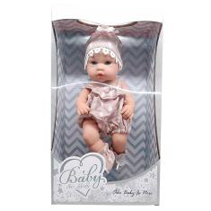 Boneca Bebê Realista Baby So Lovely Média 32cm com Roupa Rosa 210-6 - Dorémi