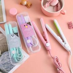 Mini Chapinha Cabelo Prancha Portátil Bolsa Bivolt 110V/220V - Bellato