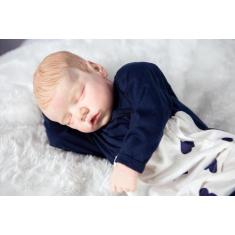 Bebê Reborn Realista Miguel, Silicone Realista, Carequinha - Mundo Azu