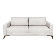 sofá 3 lugares henry veludo bege 230 cm