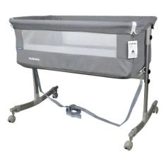 Berço Portátil Sleep 3 em 1 Moisés Co-bed Acopla na Cama Cinza Kababy