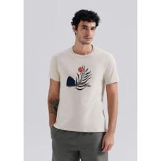 Camiseta Masculina Estampada Manga Curta-Masculino