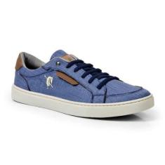 Tênis Sapatênis Masculino Cadarço Bico Redondo Dia a Dia-Masculino