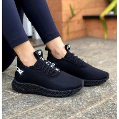 Tênis Feminino Esportivo Caminhada Academia Ginástica Super Leve E Macio-Feminino