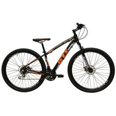 Bicicleta Aro 29 21v Freio A Disco Preto Laranja Tam 15