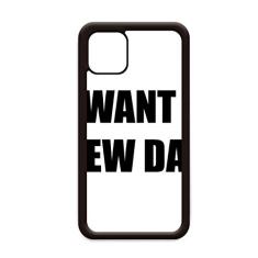 Capa I Want A New Day para iPhone 12 Pro Max para Apple Mini Mobile Case Shell