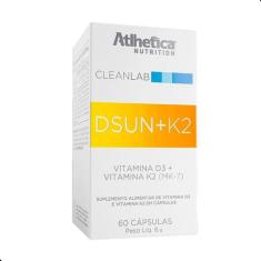 Cleanlab Dsun + K2 60 Capsulas Atlhetica Nutrition