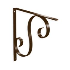 Suporte Caracol Reitz 20x20 Marrom C/ Parafuso