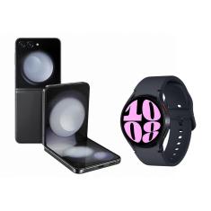 Smartphone Samsung Galaxy Z Flip5 512GB Cinza + Smartwatch Galaxy Watch6 BT 40mm Grafite