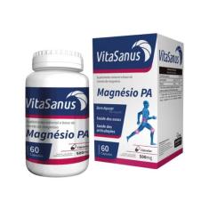 Magnésio PA Suplemento Alimentar Em 60 Cápsulas Vitasanus