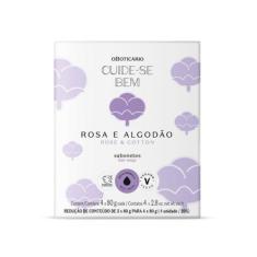 Sabonetes Cuide-se Bem Rosa E Algodão 4x80g Cada Oboticário Perfumado 