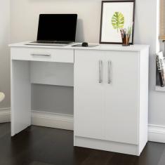 Mesa Para Computador Com 2 Portas 1 Gaveta Space Patrimar