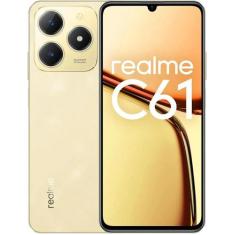 Celular Smartphone Realme C61 NFC Dual Sim 256GB 8GB Ram Dourado